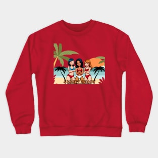 Sunset on the beach Crewneck Sweatshirt